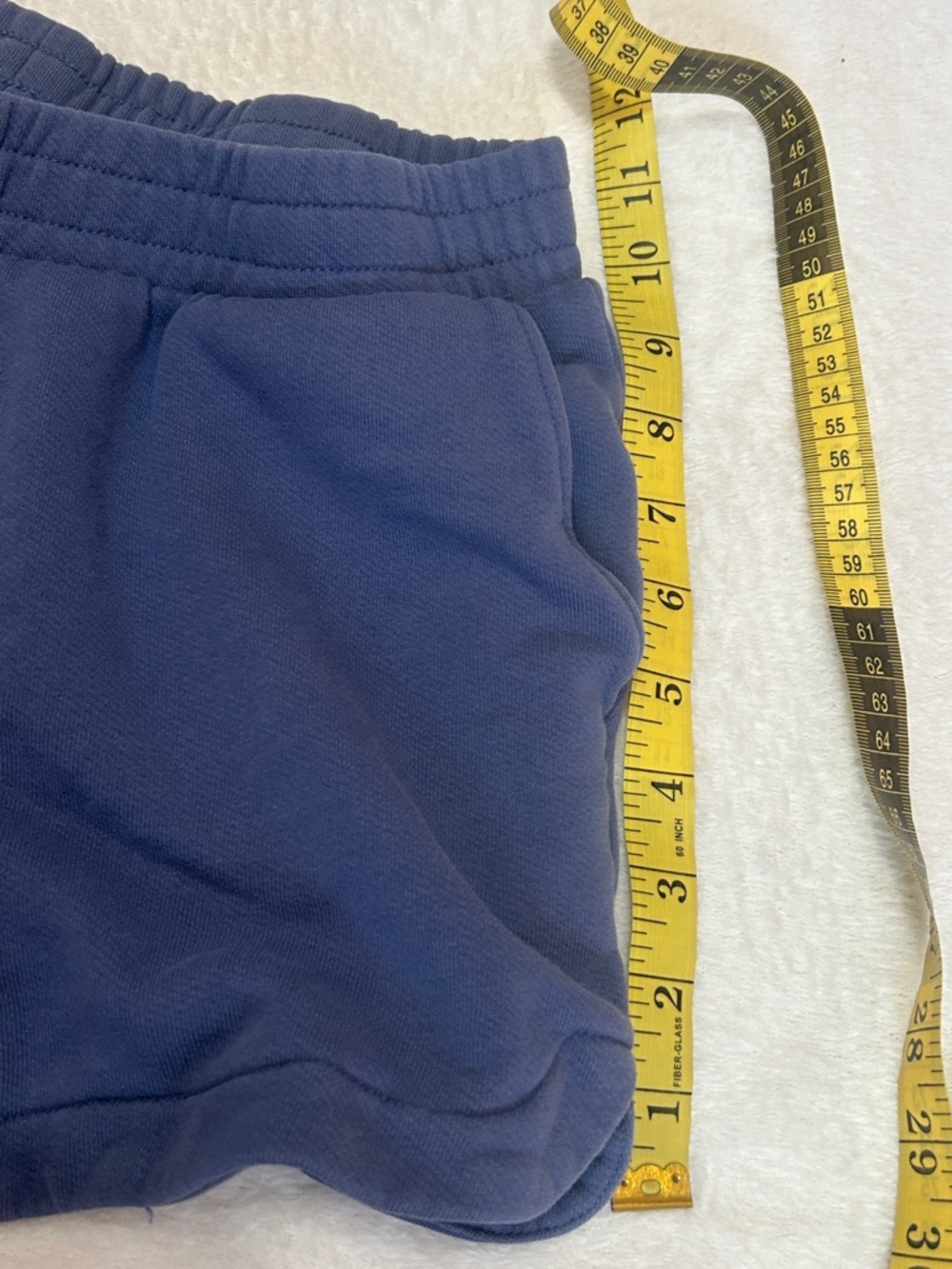RW&CO. Cotton Lounge Shorts Blue Size Small Soft Knit Athleisure - Picture 8 of 10